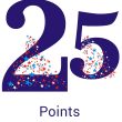25 Points for 10 USD